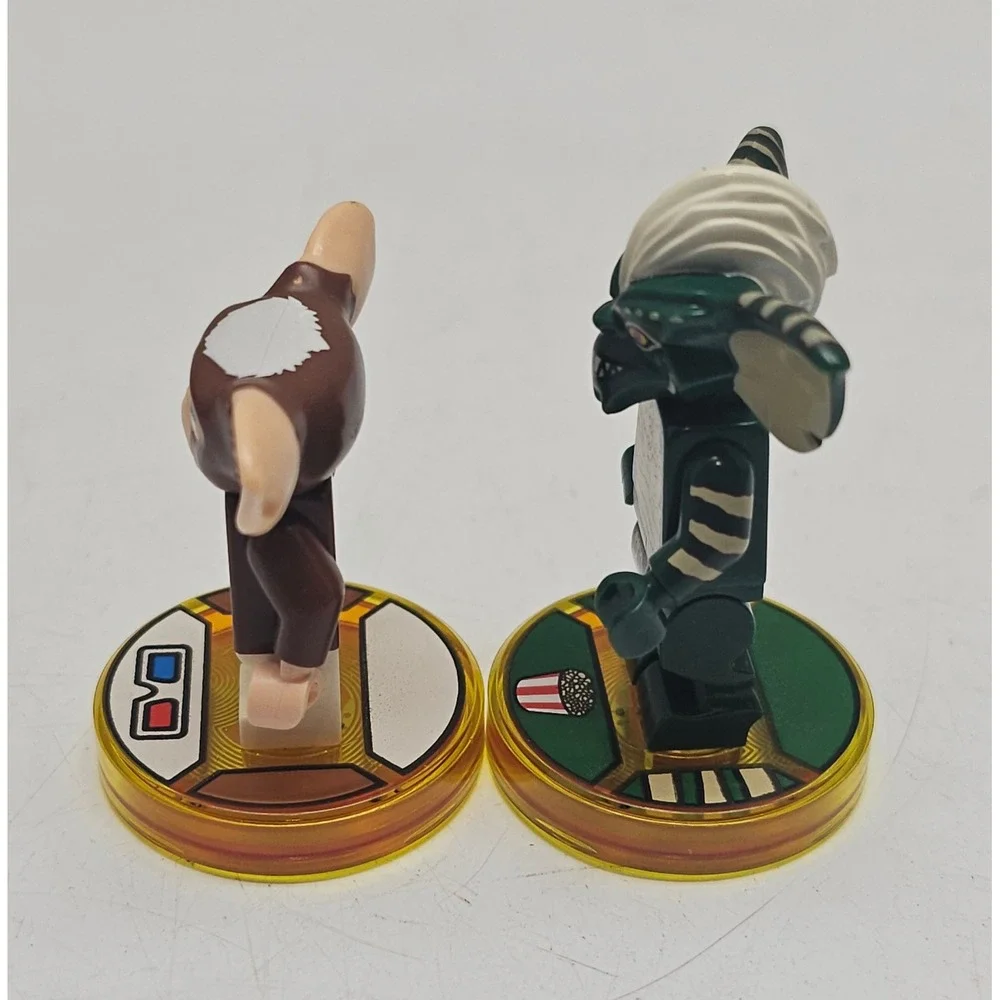 LEGO Dimensions Gremlins Team Pack Minifigures Gizmo and Stripe 71256 Toy Tags